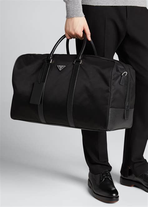 mens prada duffle bag|prada ruched nylon bag.